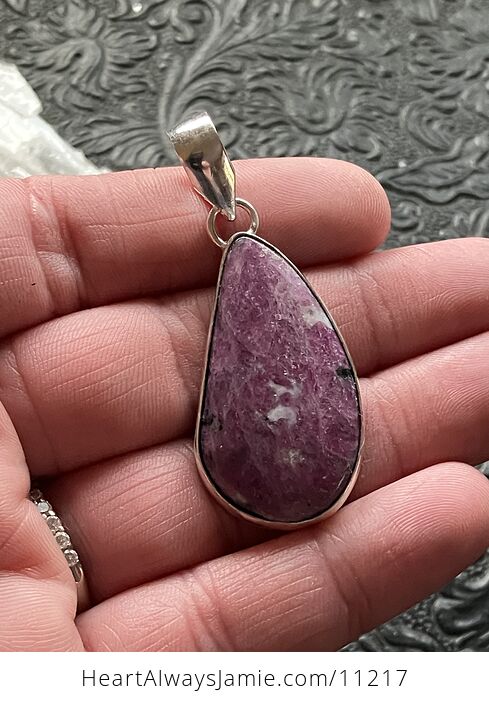 Natural Raw Polished Ruby Stone Jewelry Crystal Pendant - #mzqzz47LGfo-1