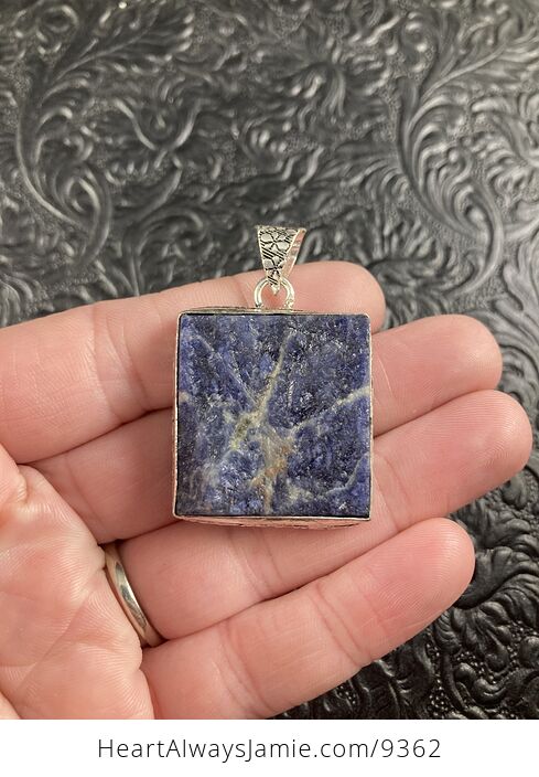 Natural Raw Soldalite Crystal Stone Jewelry Pendant - #3Brs1A5bUe0-1