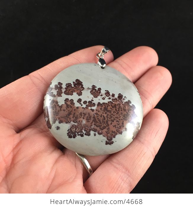 Natural Round Chohua Jasper Stone Jewelry Pendant - #kAElBt1TeUw-2