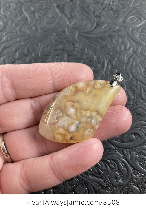 Natural Scenic Dendritic Agate Stone Crystal Jewelry Pendant - #ULFUq0zDMW0-2