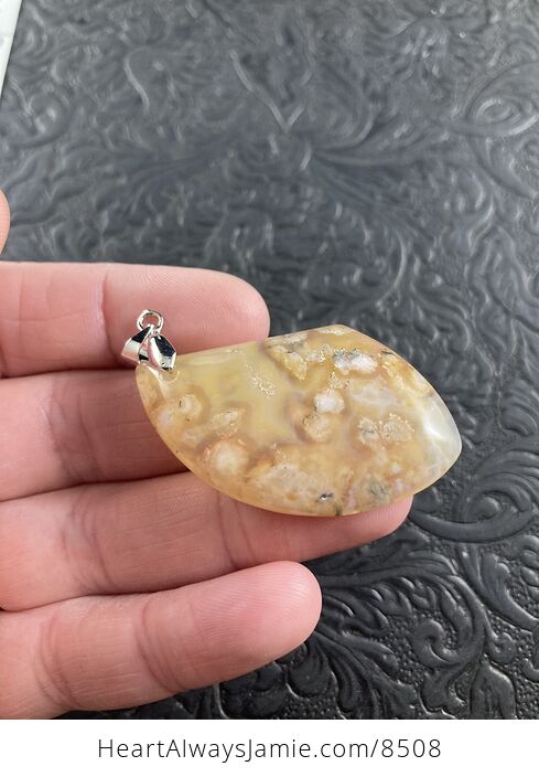 Natural Scenic Dendritic Agate Stone Crystal Jewelry Pendant - #ULFUq0zDMW0-3