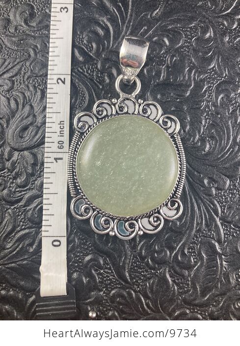 Natural Sparkly Green Aquamarine Crystal Stone Jewelry Pendant - #HdHchk5XHY8-5
