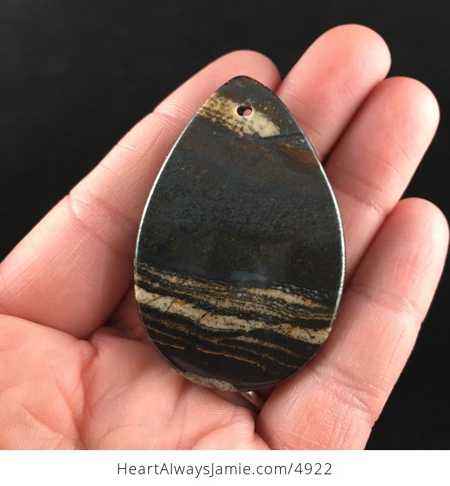 Natural Tiger Iron Stone Jewelry Pendant - #AcAKNBvk3R4-6