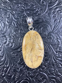 Natural Yellow Brecciated Mookaite Crystal Stone Jewelry Pendant #Mg04n7VQSTs