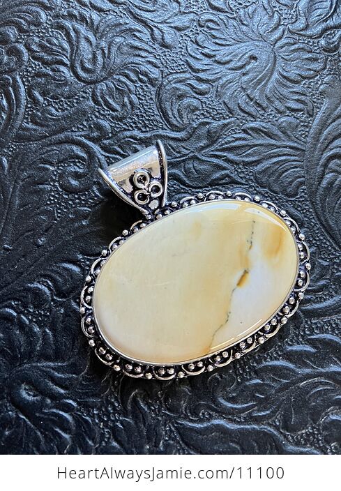 Natural Yellow Mookaite Crystal Stone Jewelry Pendant - #jU4TwobWVvw-5