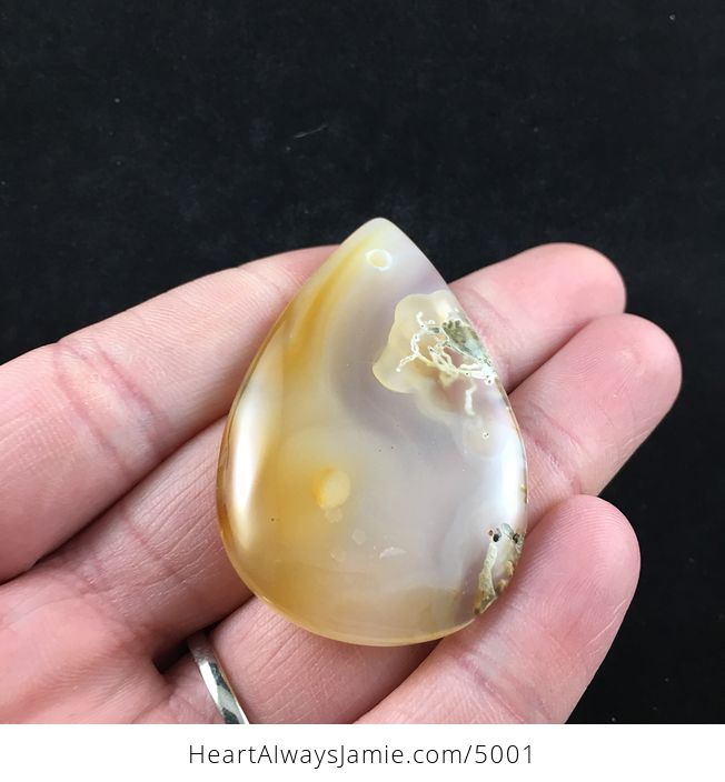Ocean Chalcedony Agate Stone Jewelry Pendant - #bg5dDRSPXwc-2