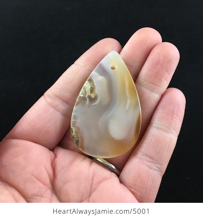 Ocean Chalcedony Agate Stone Jewelry Pendant - #bg5dDRSPXwc-5