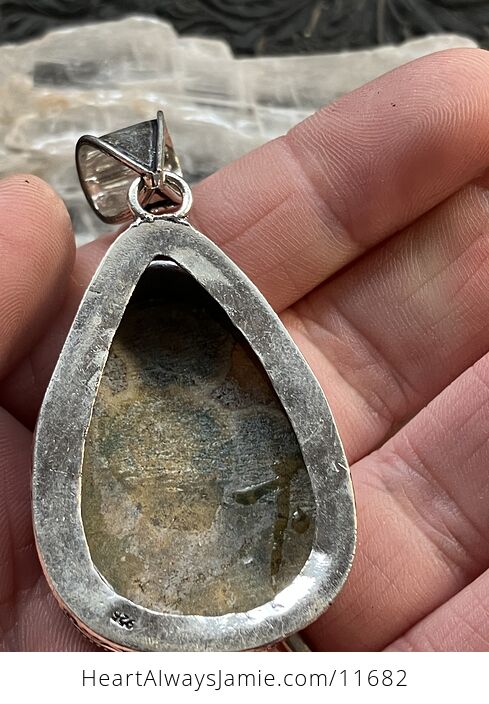 Ocean Jasper Crystal Stone Jewelry Pendant - #Knh1s5RDedM-7