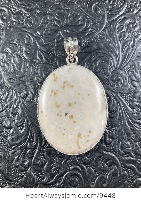 Ocean Jasper Crystal Stone Jewelry Pendant - #fRTyt5j9OvM-1