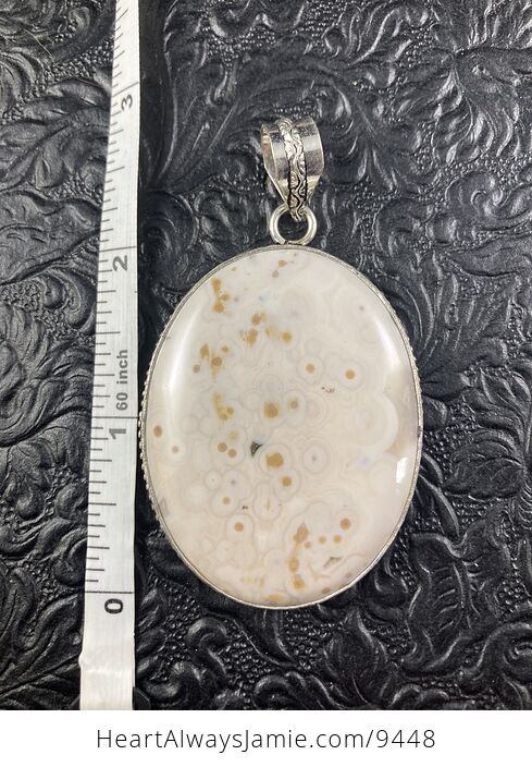 Ocean Jasper Crystal Stone Jewelry Pendant - #fRTyt5j9OvM-3