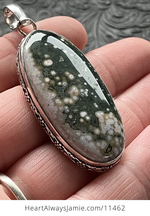Ocean Jasper Crystal Stone Jewelry Pendant - #wQHhJgPRy8c-8