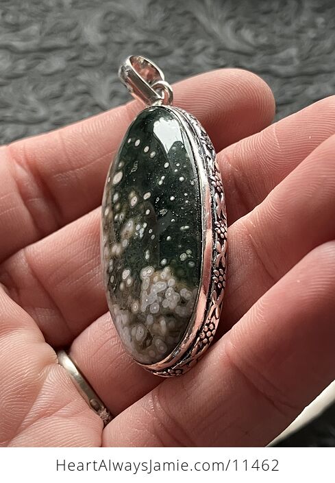 Ocean Jasper Crystal Stone Jewelry Pendant - #wQHhJgPRy8c-4