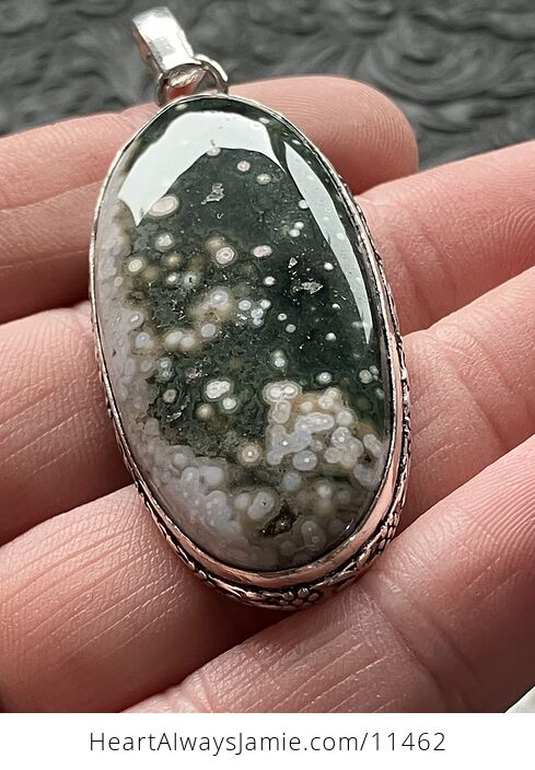 Ocean Jasper Crystal Stone Jewelry Pendant - #wQHhJgPRy8c-7