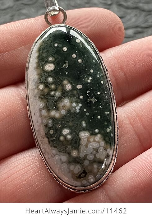 Ocean Jasper Crystal Stone Jewelry Pendant - #wQHhJgPRy8c-6