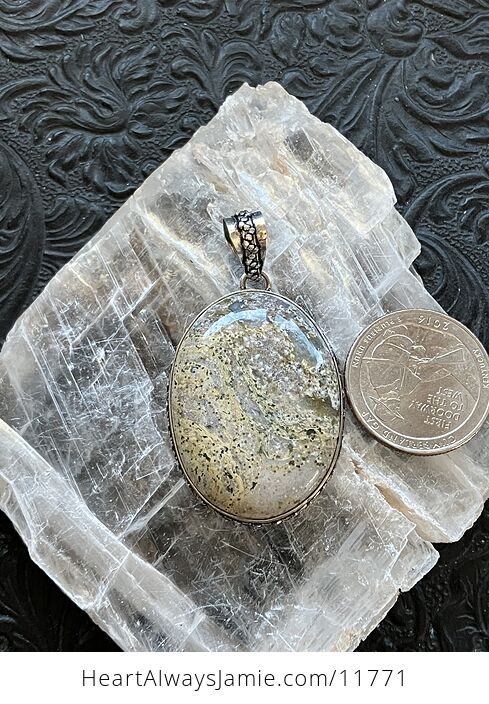 Ocean Jasper Crystal Stone Jewelry Pendant - #www3Kvz2iVY-6