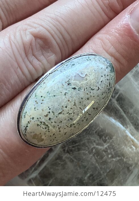 Ocean Jasper Crystal Stone Jewelry Ring - #m78EIzpaFSk-3