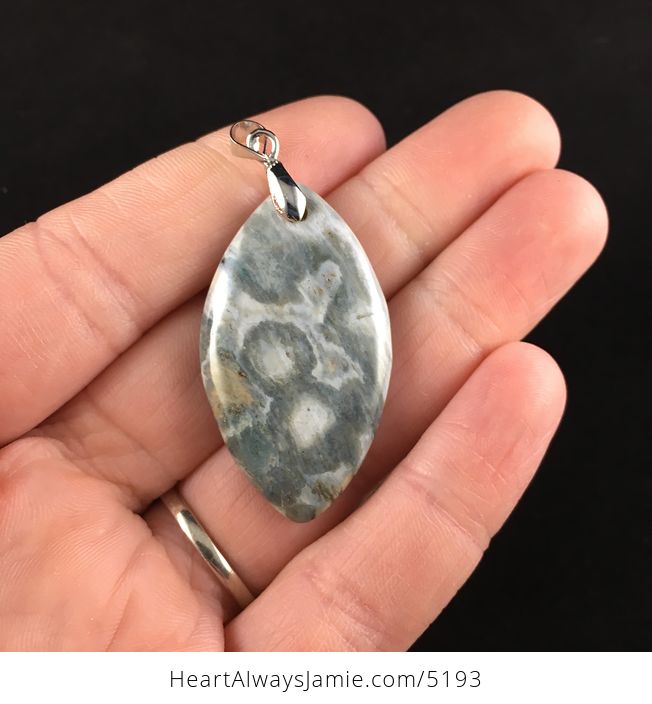 Ocean Jasper Stone Jewelry Pendant - #iUG65Cq6Viw-1
