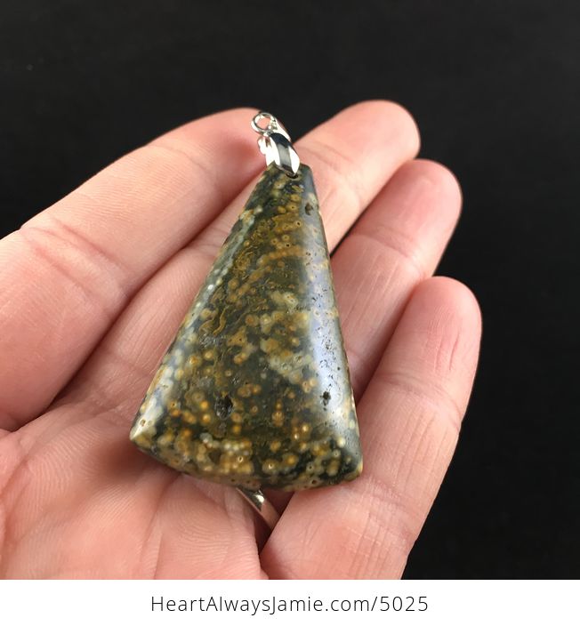 Ocean Jasper Stone Jewelry Pendant - #xMPUDSoYvlQ-2