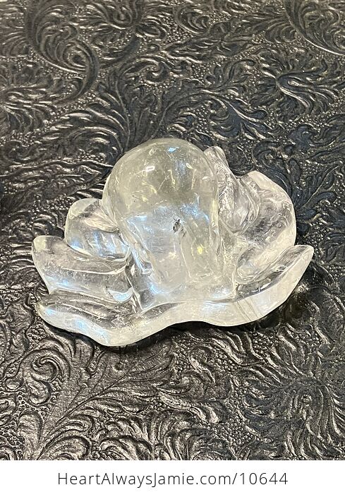 Octopus Carved in Polished Quartz Crystal - #uqZfgOsqWKA-3