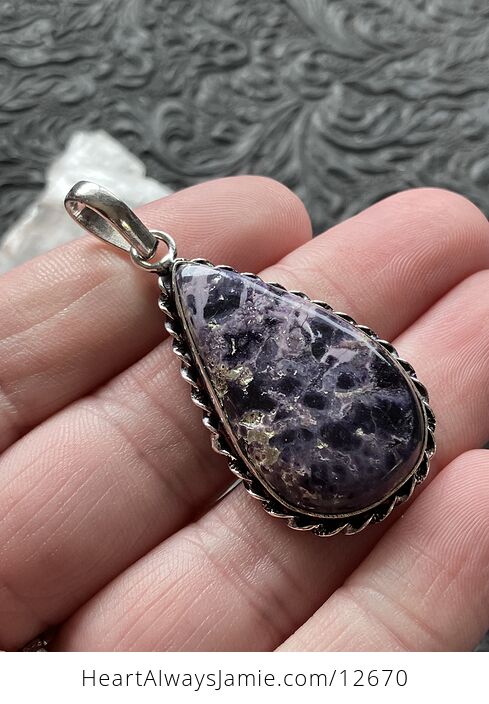 Opalized Fluorite Stone Crystal Jewelry Pendant - #cSEcqI6Uo4I-3