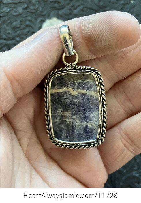 Opalized Fluorite Tiffany Stone and Crystal Stone Jewelry Pendant - #BMXHybZyf7M-4