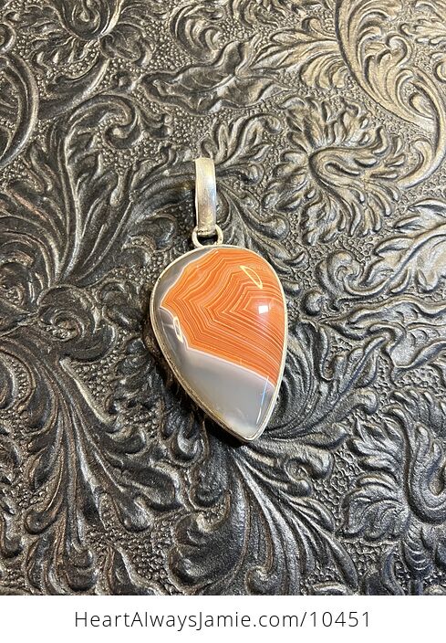 Orange Sardonyx Crystal Stone Jewelry Pendant Charm - #16LCpcnEM3U-5
