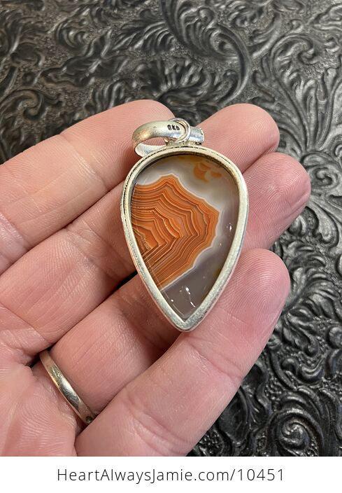 Orange Sardonyx Crystal Stone Jewelry Pendant Charm - #16LCpcnEM3U-4
