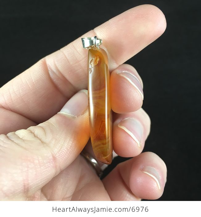 Orange Stone Jewelry Pendant - #pjIHsu3Qgl4-5