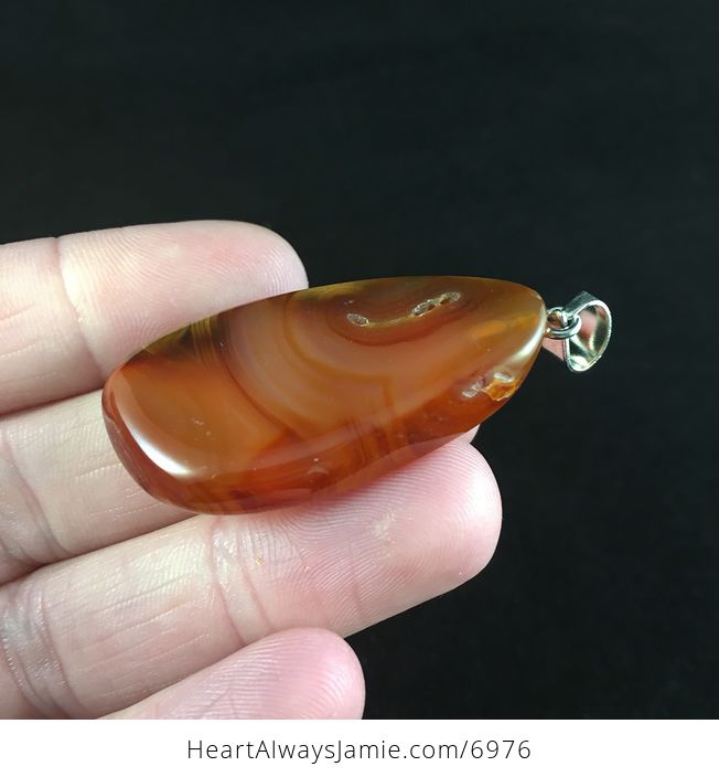 Orange Stone Jewelry Pendant - #pjIHsu3Qgl4-3