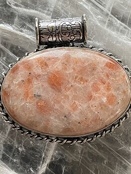 Orange Sunstone Crystal Stone Jewelry Pendant #6aITc4UhWNw