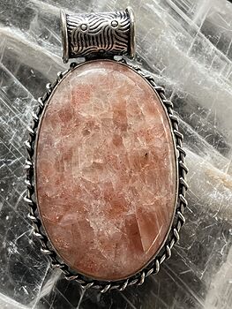 Orange Sunstone Crystal Stone Jewelry Pendant #hlz7DNB0AnU