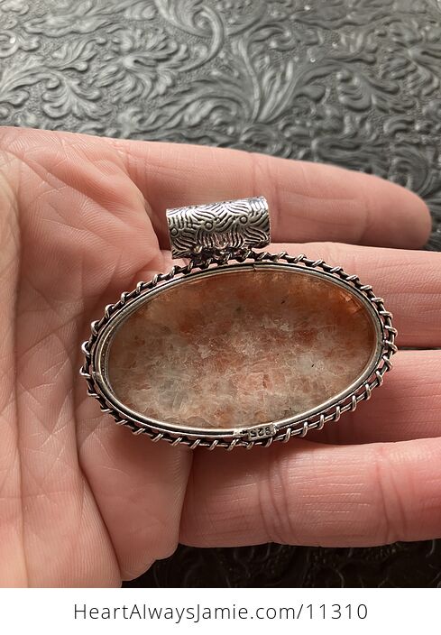 Orange Sunstone Crystal Stone Jewelry Pendant - #BtDWBOl6BV4-2