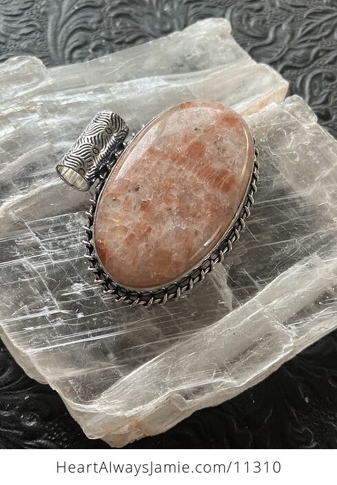 Orange Sunstone Crystal Stone Jewelry Pendant - #BtDWBOl6BV4-4