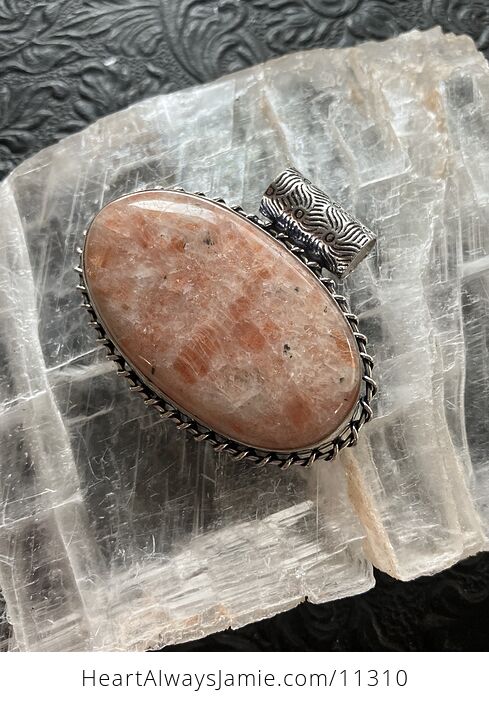 Orange Sunstone Crystal Stone Jewelry Pendant - #BtDWBOl6BV4-5