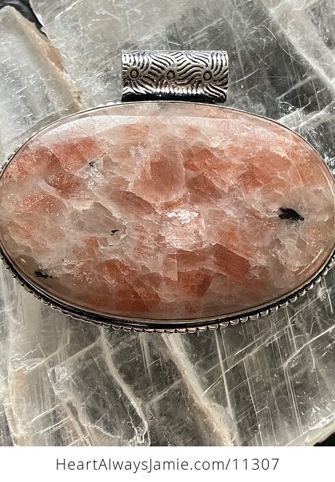 Orange Sunstone Crystal Stone Jewelry Pendant - #Tj4Rp0tTrvE-2