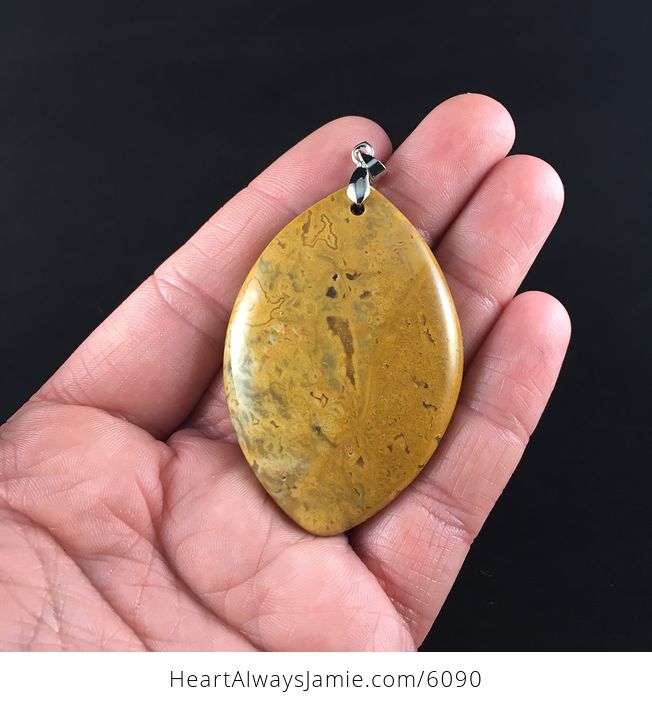 Orange Yellow Crazy Lace Agate Stone Jewelry Pendant - #xbEfBCy3e6E-1