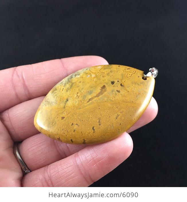 Orange Yellow Crazy Lace Agate Stone Jewelry Pendant - #xbEfBCy3e6E-3