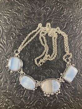 Oregon Owyhee Blue Opal Necklace #j8bV2cYMtzk