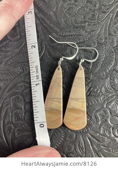 Oregon Succor Creek Jasper Stone Jewelry Earrings - #2N4xqPealyA-4
