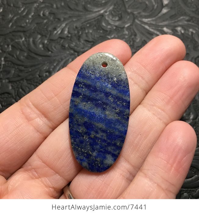 Oval Lapis Lazuli Stone Pendant Jewelry - #WdFeeM2JvpM-2
