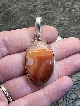 Oval Orange Sardonyx Crystal Stone Jewelry Pendant Charm #jnOCTqFVqlY