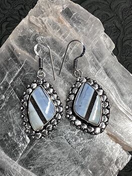 Owyhee Blue Opal Earrings Stone Crystal Jewelry #QK33qSzbS3M