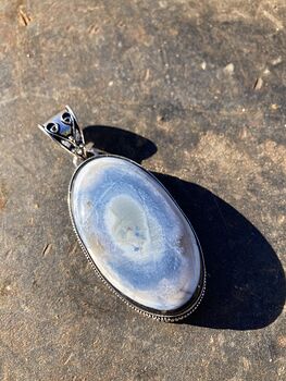 Owyhee Oregon Blue Opal Crystal Stone Jewelry Pendant #6g0bDiMN3QQ