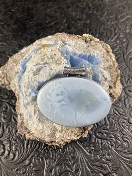 Owyhee Oregon Blue Opal Crystal Stone Jewelry Pendant #c1Aos5YKZ6k