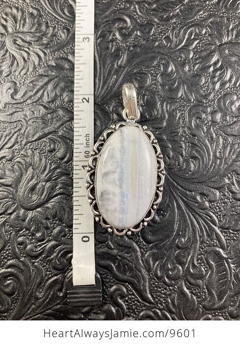 Owyhee Oregon Blue Opal Crystal Stone Jewelry Pendant - #tqjIhc25xNY-4