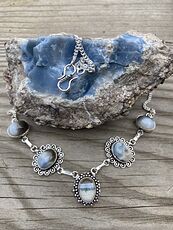Owyhee Oregon Blue Opal Necklace #otX09MxFKBI