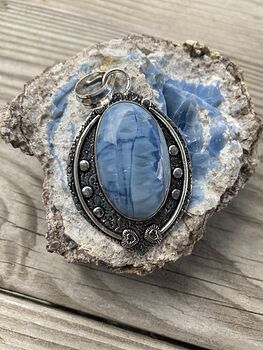 Owyhee Oregon Blue Opal Pendant #XOcKrOMcjC8