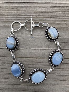 Owyhee Oregon Blue Opal Stone Bracelet #JgcWMoy8h04