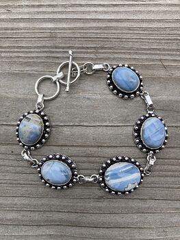 Owyhee Oregon Blue Opal Stone Bracelet #aEWfSOV8L1Q