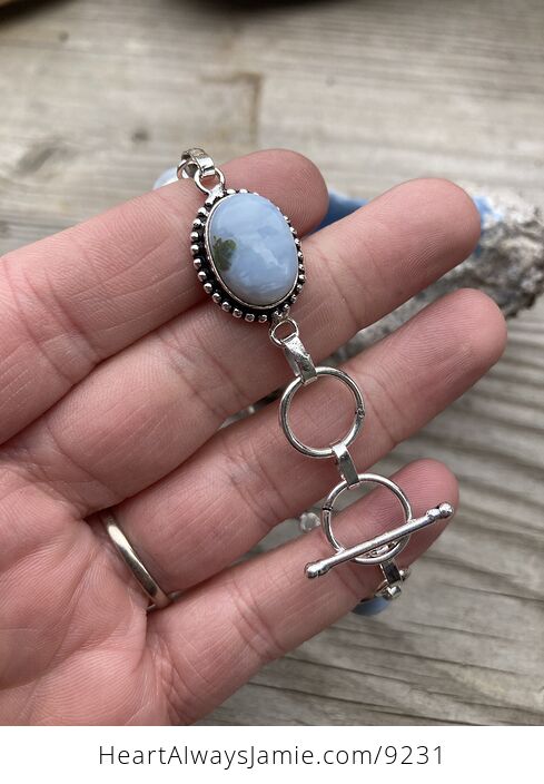 Owyhee Oregon Blue Opal Stone Bracelet - #cNk9Kk9UVNU-3